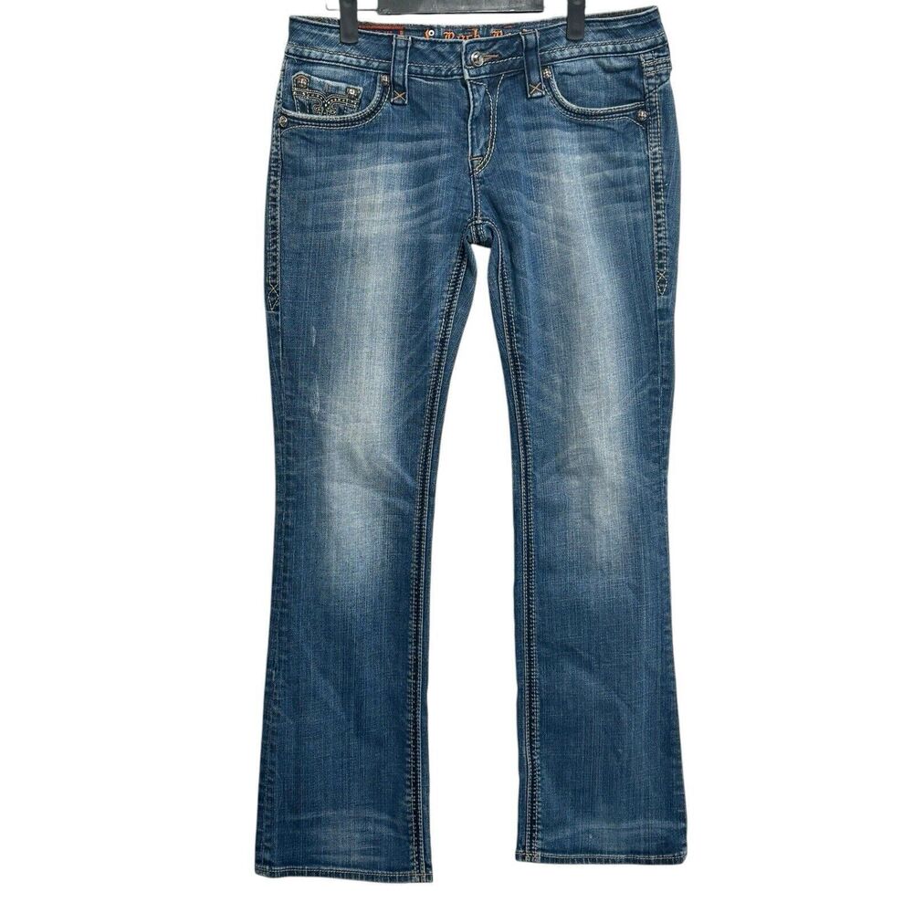 Rock Revival Sora Boot Jeans Women's Sz 30** Blue Stretch The Buckle Jeans - Picture 2 of 12